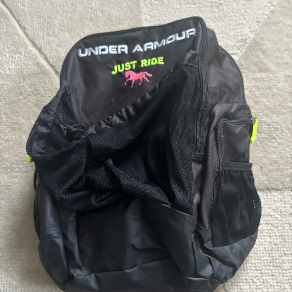 Under Armour Black Horseback Riding Backpack